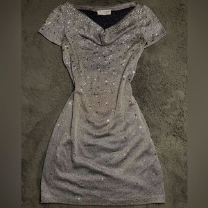 St.Johns Silver Metallic Dress